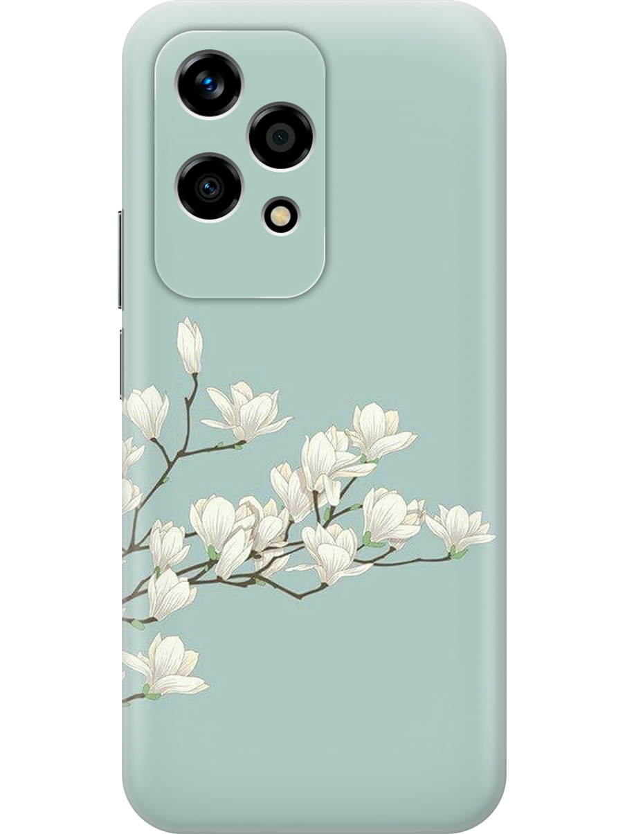 

Силиконовый чехол на Honor 200 lite с принтом "Сакура на голубом", Прозрачный;белый;голубой;синий, 783979021