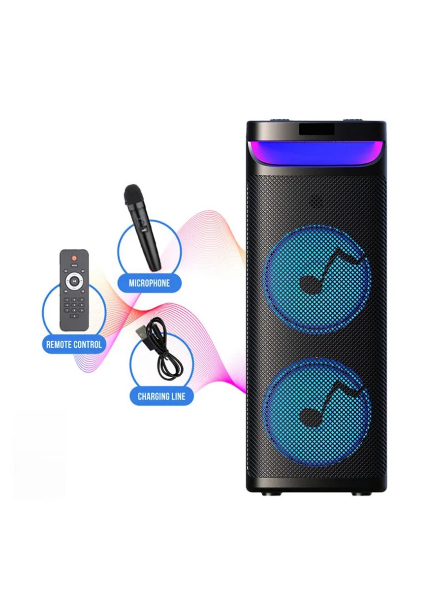 

Портативная колонка PROgadget ZQS 10202 Black, Черный, ZQS 10202