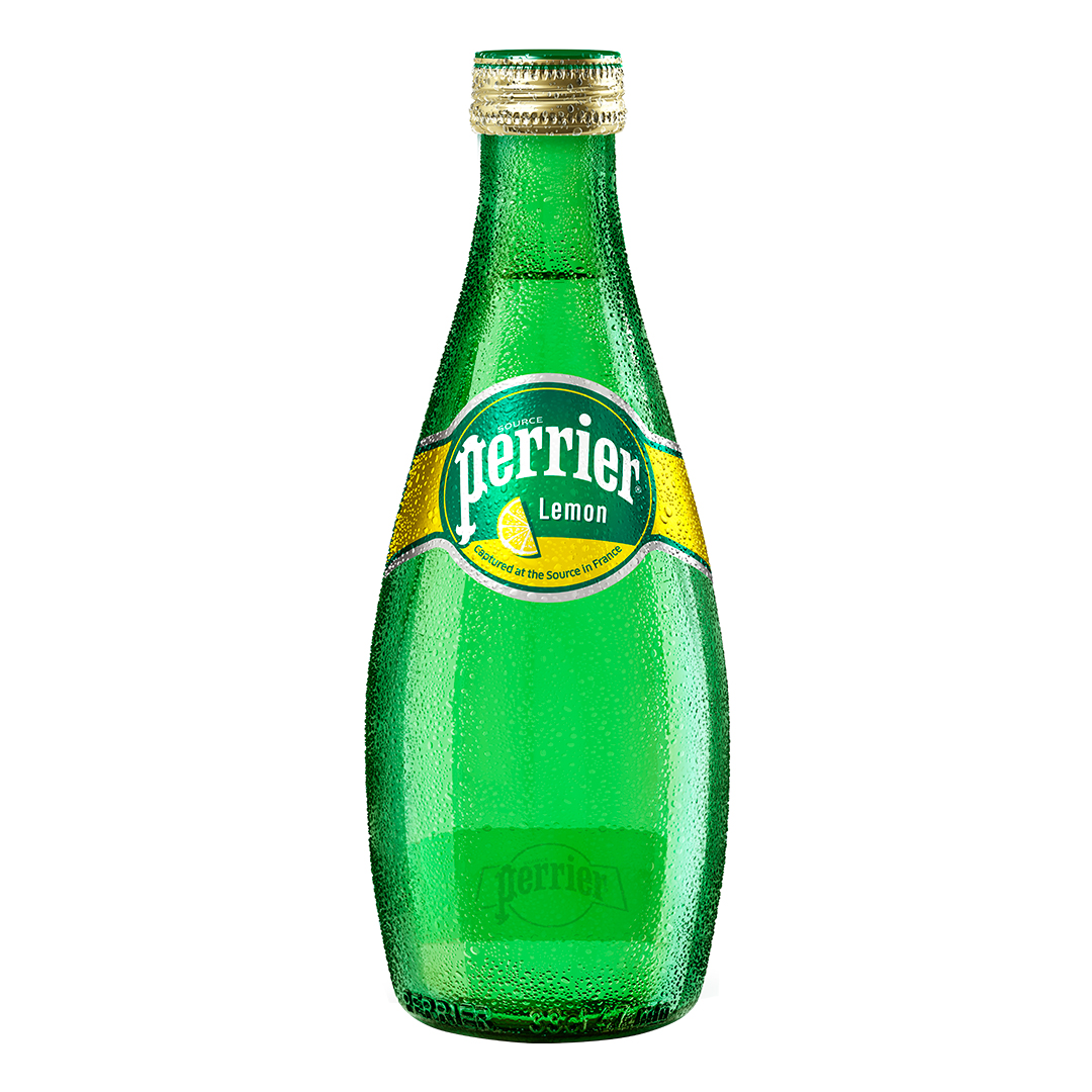 Вода питьевая Perrier газированная со вкусом лимона 0,33 л