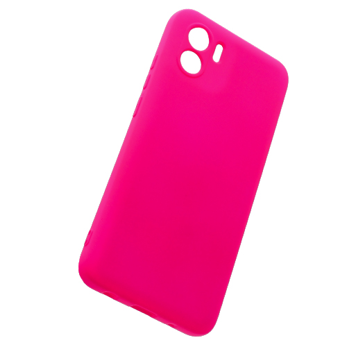 Накладка Silicone Case для Xiaomi Redmi A1/A2 ярко-розовый 600015938825