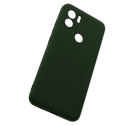 Накладка Silicone Case для Xiaomi Redmi A1 Plus темно-зеленый