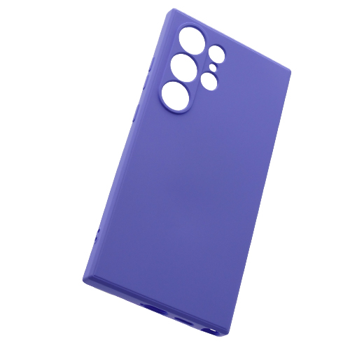 Накладка Silicone Case для Samsung S24 Ultra сиреневый