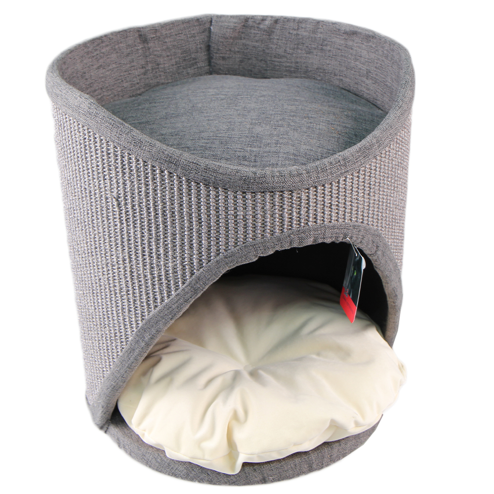 

Комплекс для кошек Pet Choice, серый, 2 уровня, 40х40х45 см, PS330-1