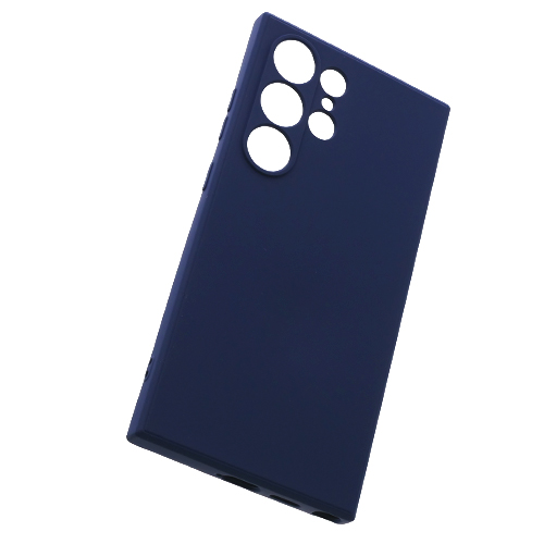 

Накладка Silicone Case для Samsung S24 Ultra темно-синий
