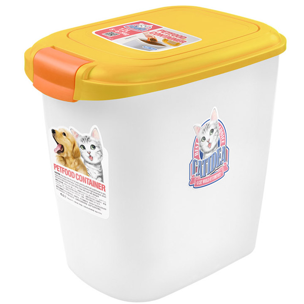 

Контейнер для корма Catidea 5л , желтый