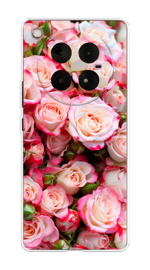 

Чехол на Infinix Zero 40 4G "Много роз", Розовый, 3106350-1