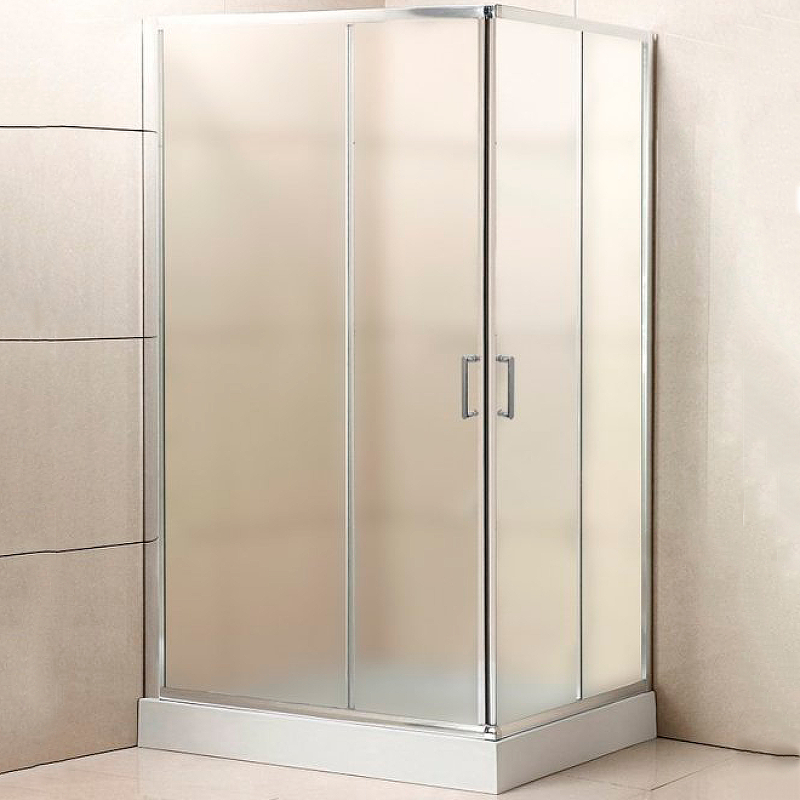 

Душевой уголок BelBagno Uno 120х90 UNO-195-AH-2-120/90-P-Cr профиль Хром стекло рифленое