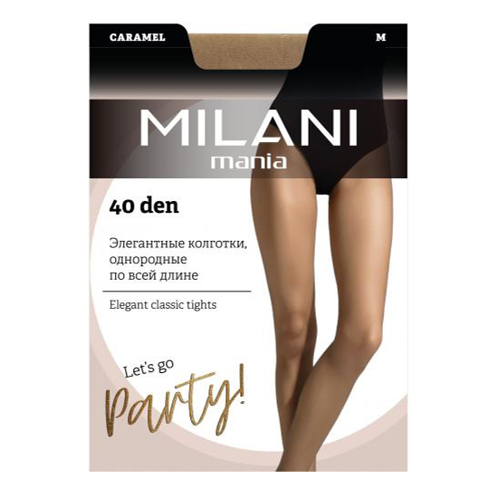 

Колготки женские Milani Mania бежевые М