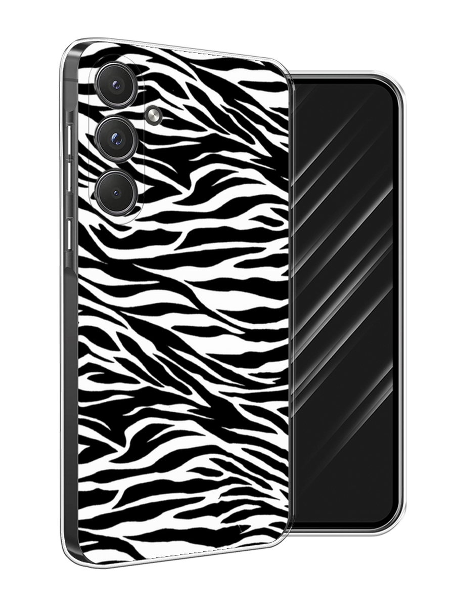 

Чехол Awog на Samsung Galaxy A55 5G "Принт зебра", Белый;серый;черный, 2109450-1