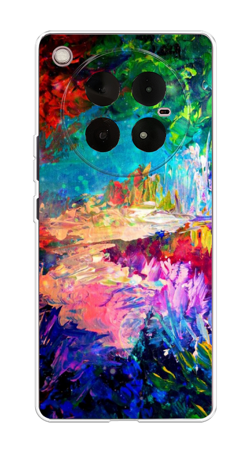 

Чехол на Infinix Zero 40 4G "Лес-гуашь", Синий;розовый;зеленый, 3106350-1