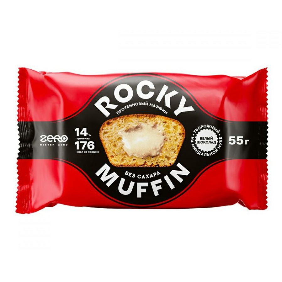 

Маффин Mr. Djemius Zero Rocky Muffin Творожный с белым шоколадом 55 г