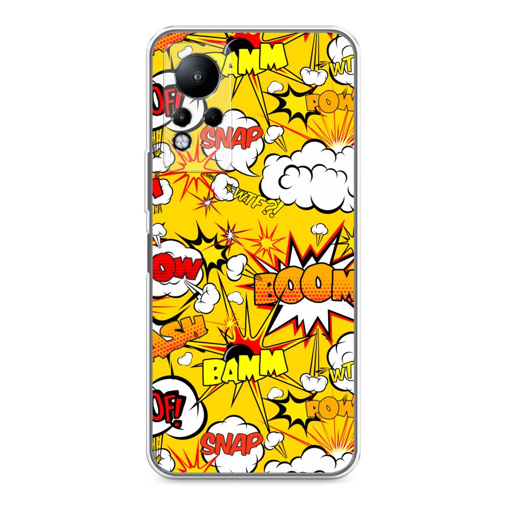 

Чехол для Infinix Note 11/12 G88 "Поп Арт эффекты", Желтый;белый;оранжевый, 3100450-6