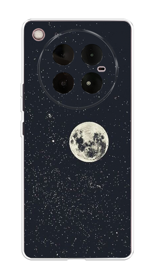 

Чехол на Infinix Zero 40 4G "Полнолуние", Бордовый, 3106350-1