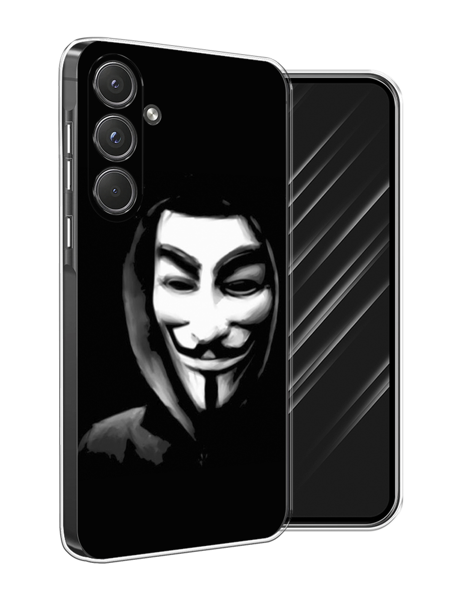 

Чехол Awog на Samsung Galaxy A55 5G "Анонимус", Черный;серый;белый, 2109450-1