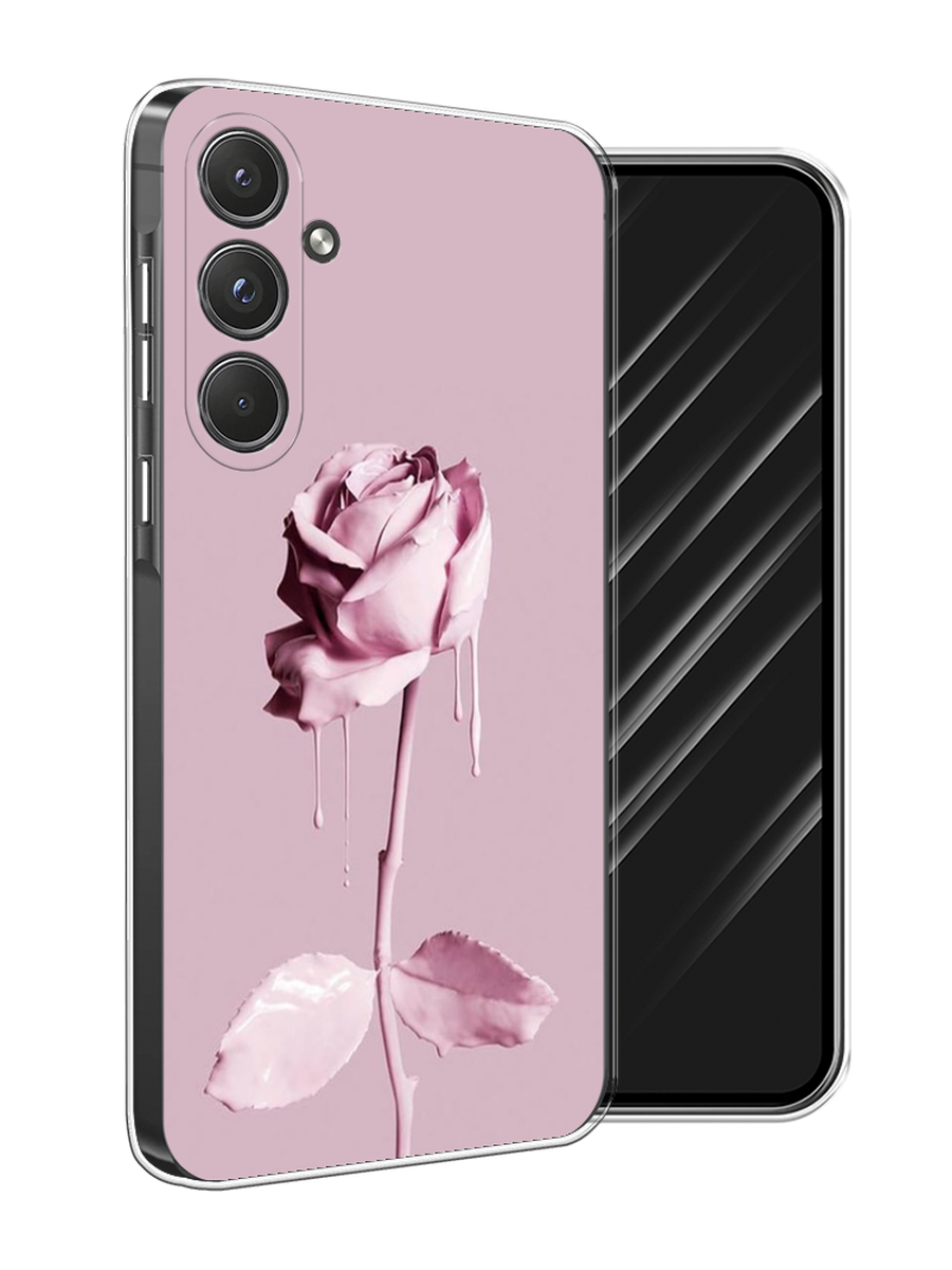 

Чехол Awog на Samsung Galaxy A55 5G "Роза в краске", Белый;розовый, 2109450-1