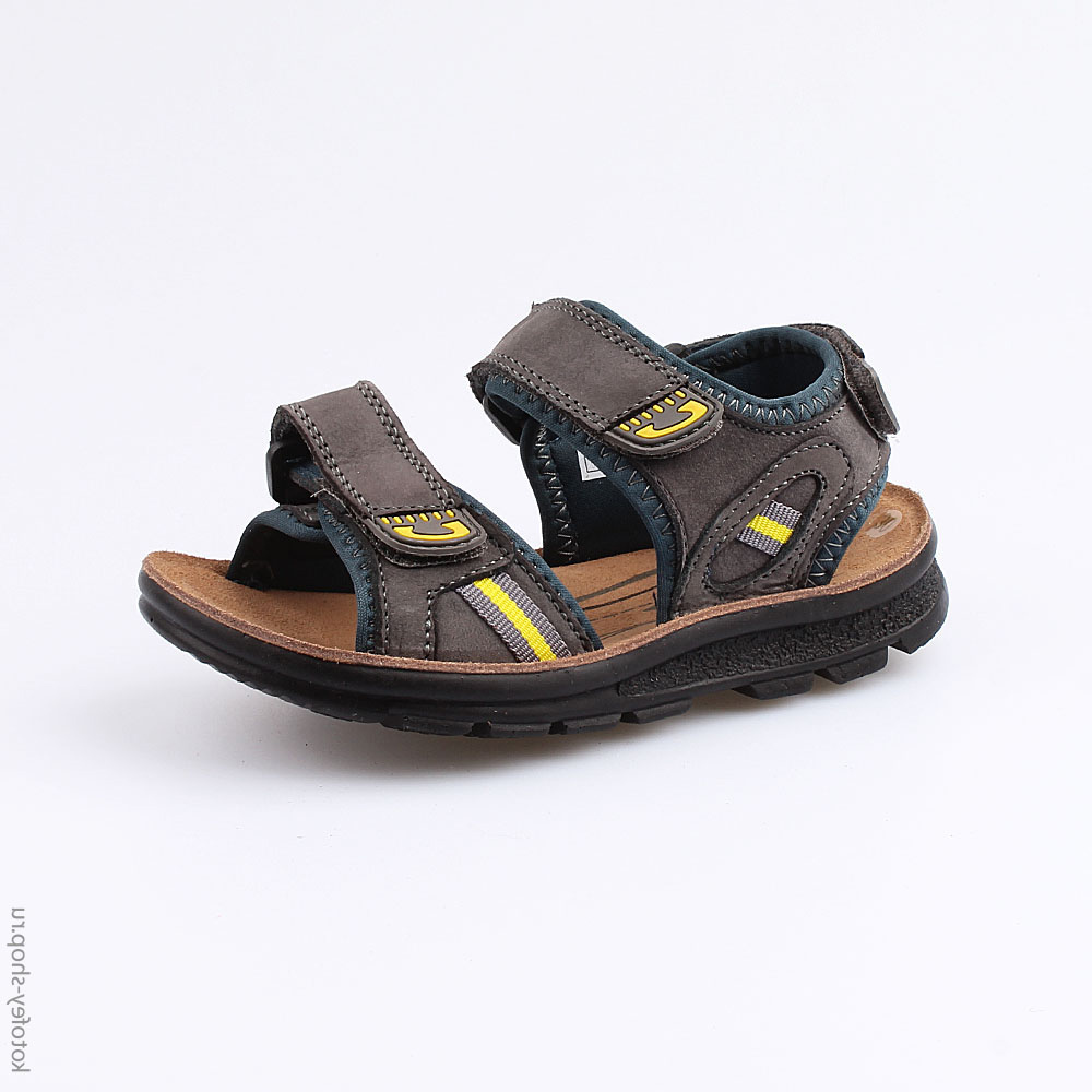 фото Сандалии детские котофей 522108-73 серый р.35