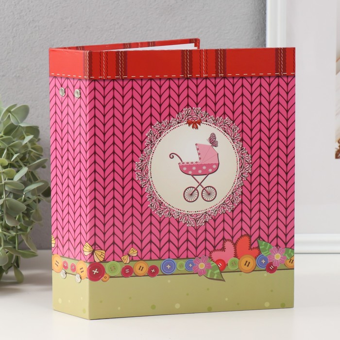 

Фотоальбом на 200 фото Детский альбом-5, 10х15 см, Розовый, Детский альбом-5