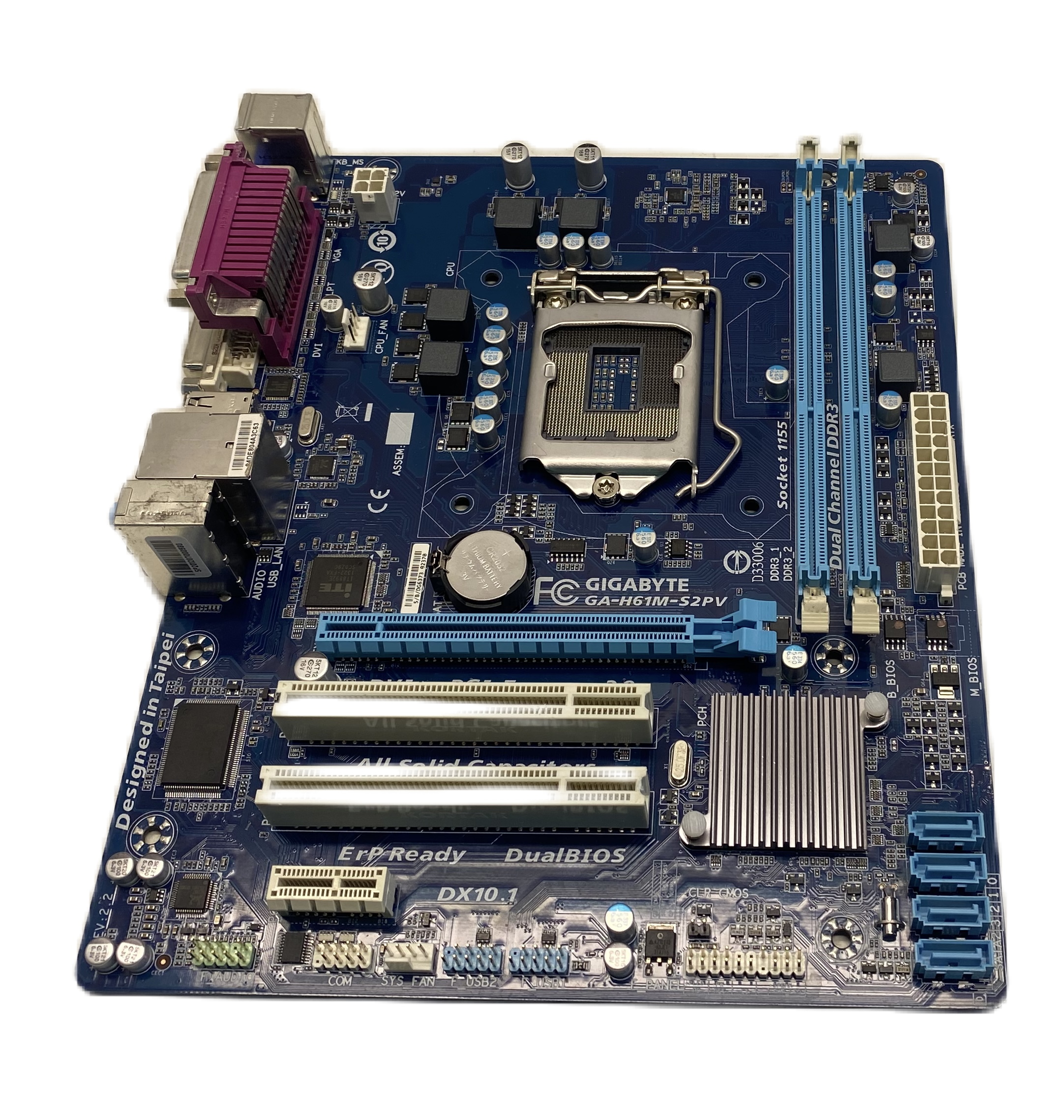 

Материнская плата GIGABYTE GA-H61M-S2PV, GA-H61M-S2PV