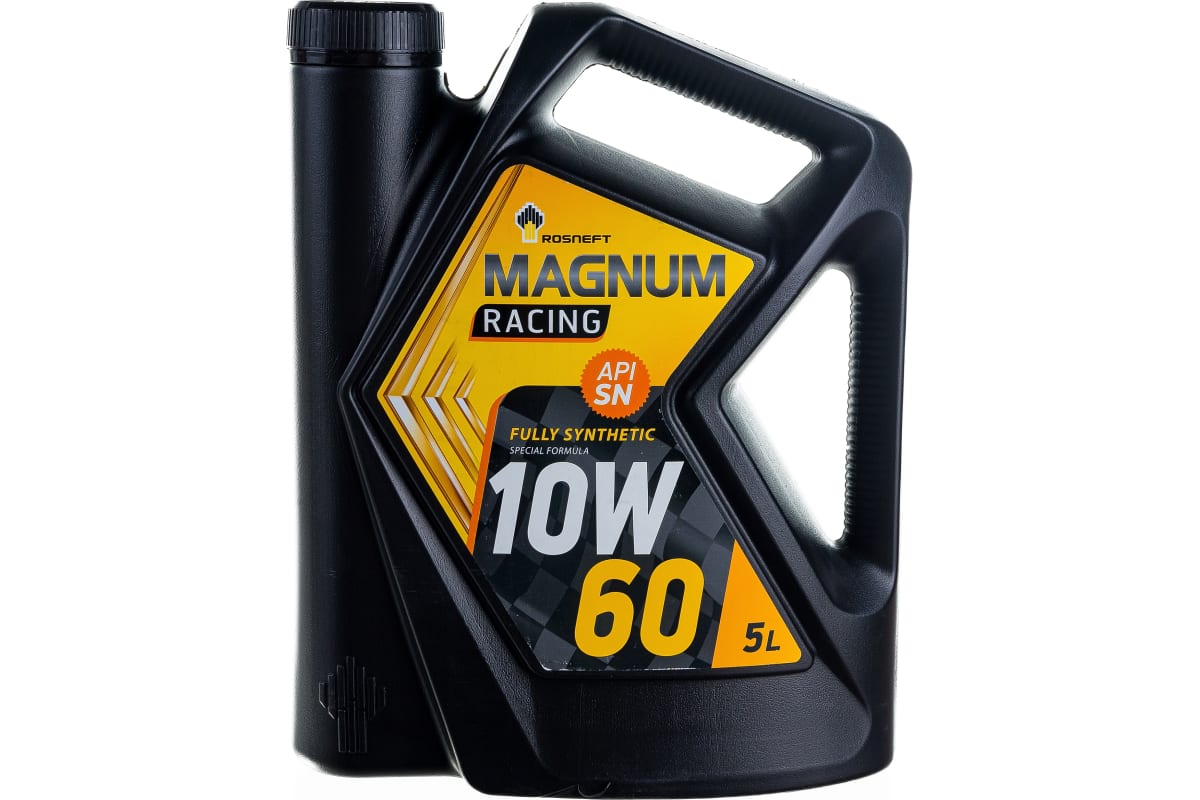 РОСНЕФТЬ 40801750 РОСНЕФТЬ Magnum Racing 10W-60 (РНПК) SN/A3/B4 моторное масло синт. кан.