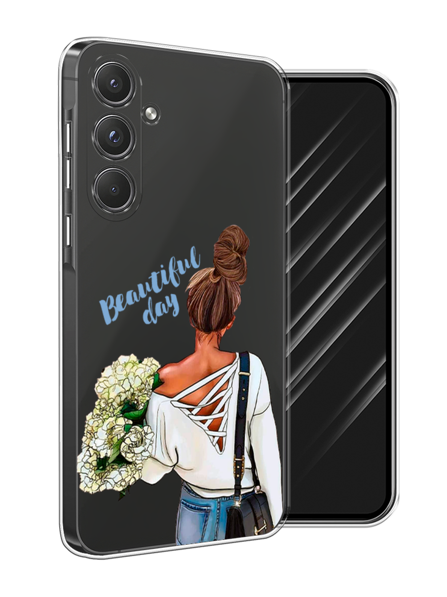 

Чехол Awog на Samsung Galaxy A55 5G "Beautiful day vector", Коричневый;белый;зеленый, 2109450-1