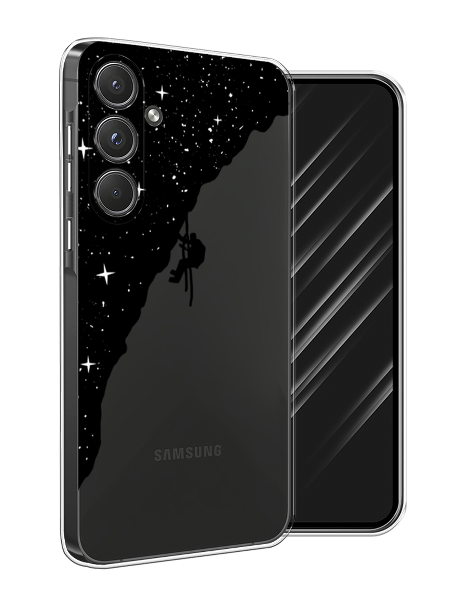 

Чехол Awog на Samsung Galaxy A55 5G "Скалолаз в космосе", Черный;белый;бежевый, 2109450-1