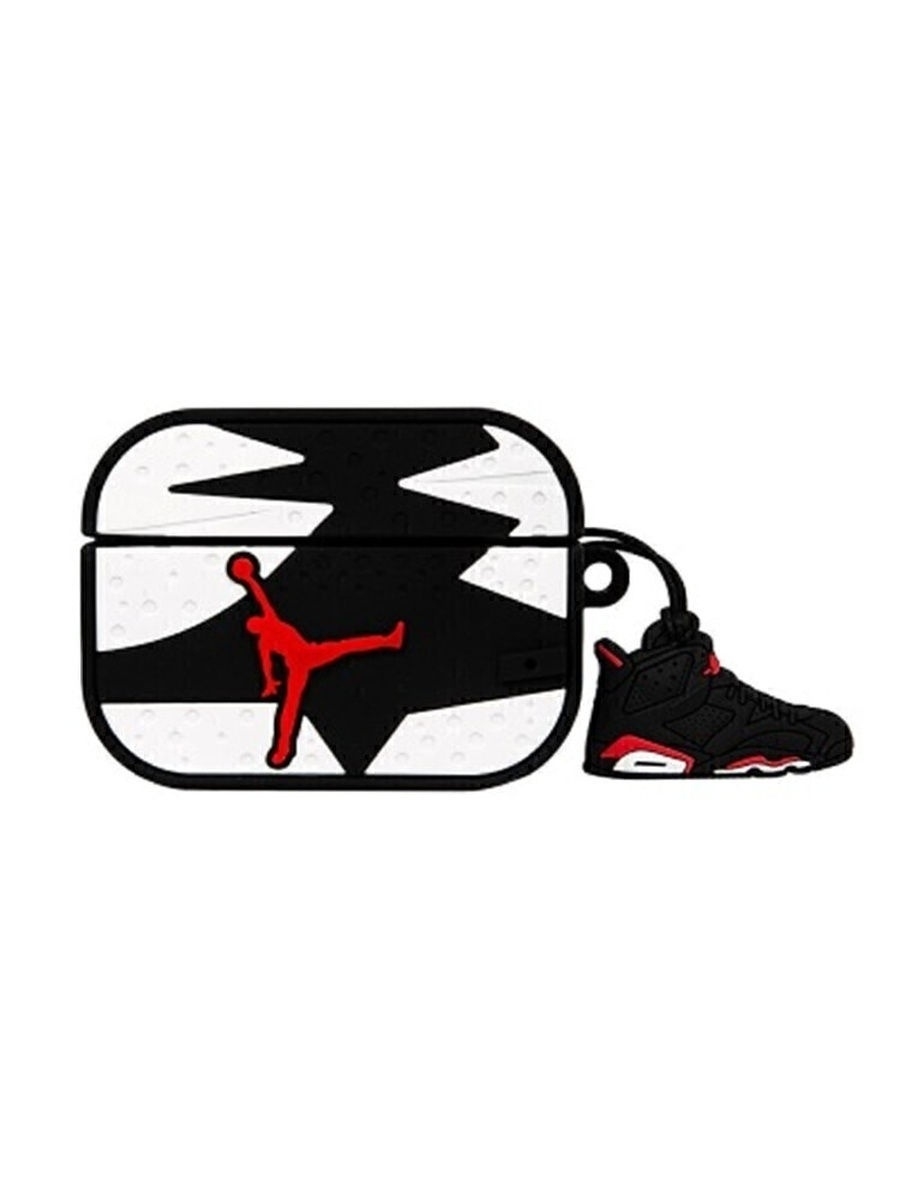 фото Чехол digital cover для airpods pro "jordan" белый