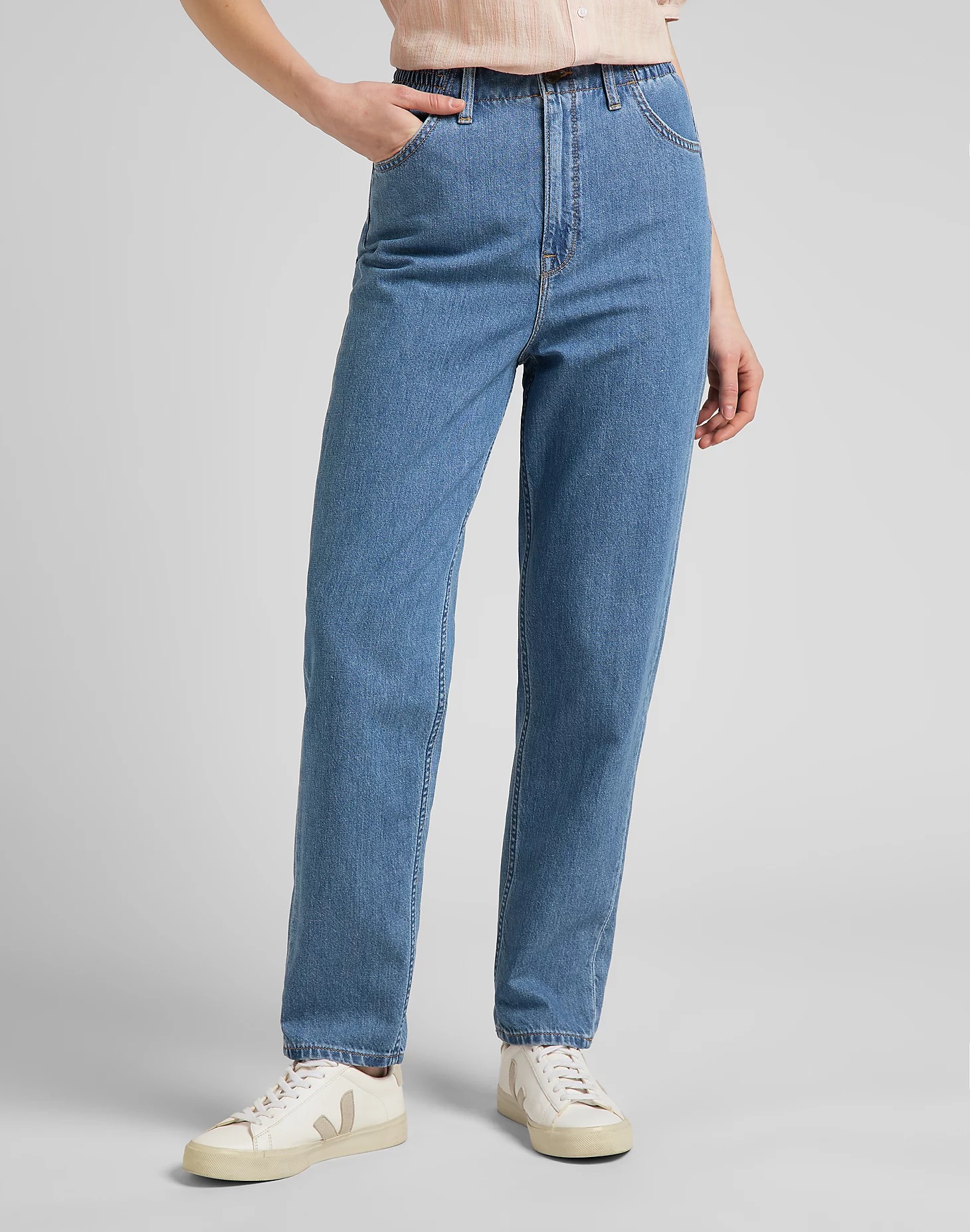 фото Джинсы женские lee women elasticated stella t jeans синие 32/33