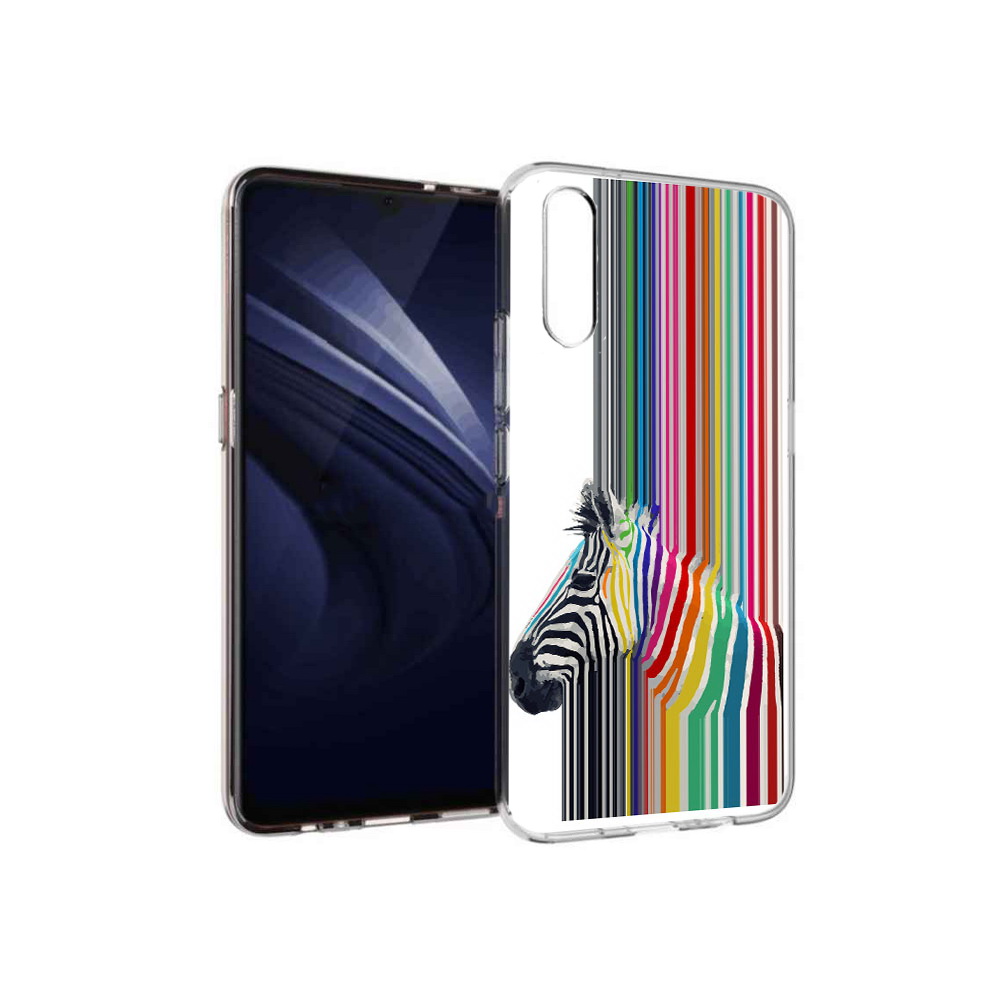 

Чехол MyPads Tocco для Vivo V17 Neo радужная зебра (PT226959.388.565), Прозрачный, Tocco