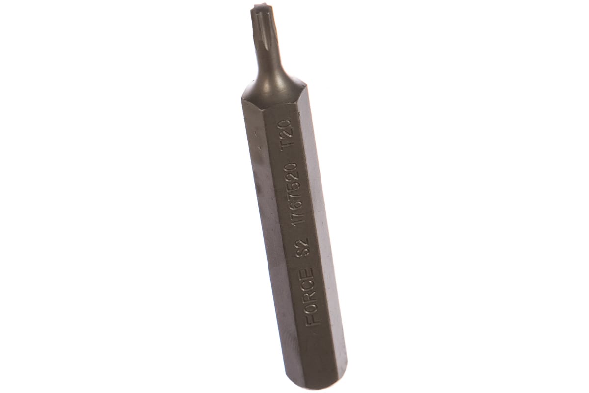 FORCE 1767520 Бита TORX Т20 L=75мм 1/2DR 1шт