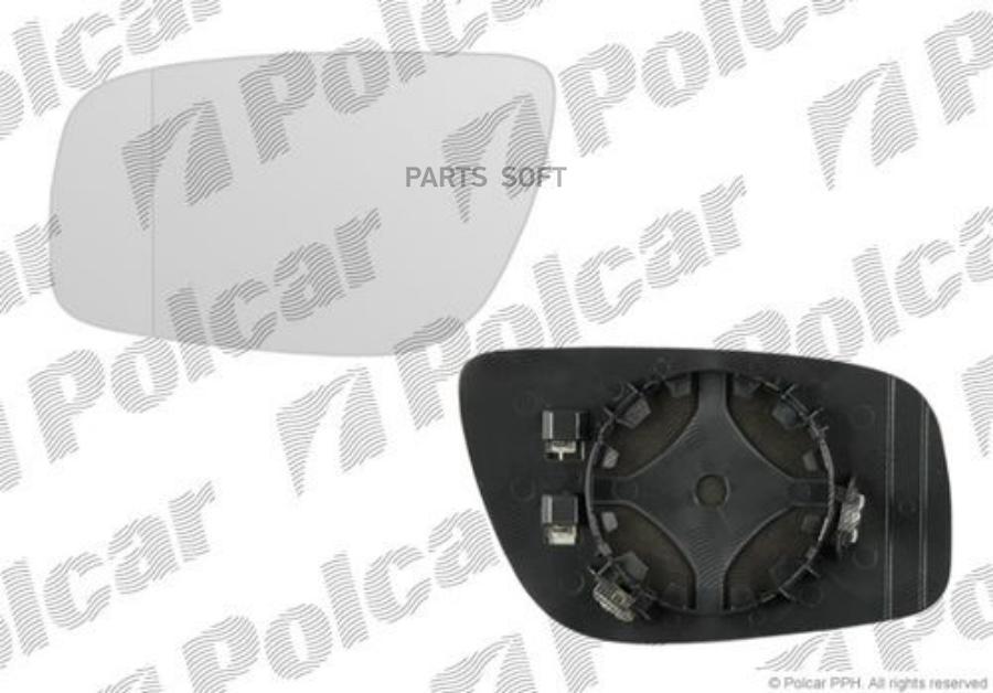 

POLCAR 5017542E W211 e 06 - вставка зеркала левая l обогрев+асфер