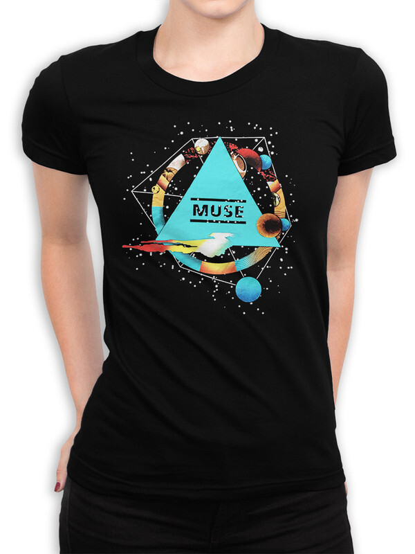 

Футболка женская Design Heroes Muse черная 2XL, "Muse"