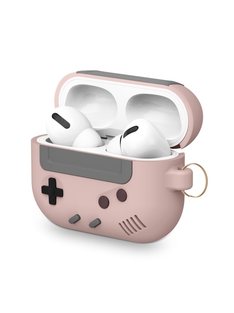 фото Чехол digital cover для airpods pro "nintendo" розовый