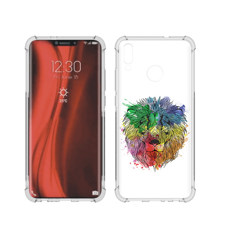 

Чехол MyPads Tocco для Honor 8X разноцветный гордый лев (PT118984.69.573), Tocco