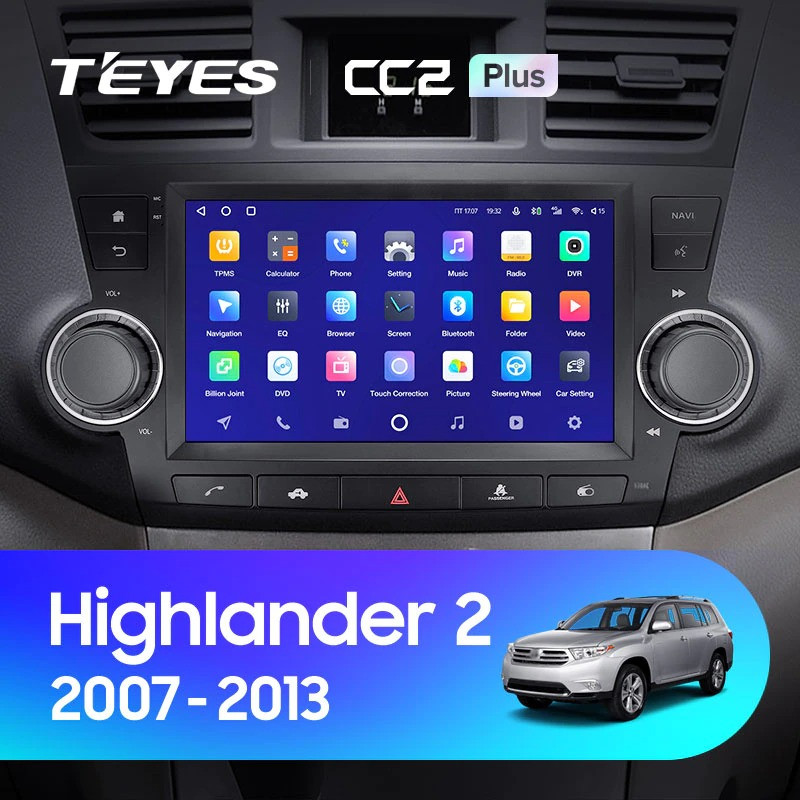 Штатная магнитола Teyes CC2L Plus 232 Toyota Highlander 2 XU40 2007-2013 9диагональ 2100000₽