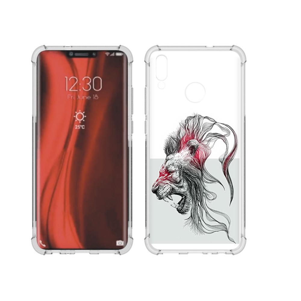 

Чехол MyPads Tocco для Honor 8X разъяренный лев (PT118984.69.576), Tocco