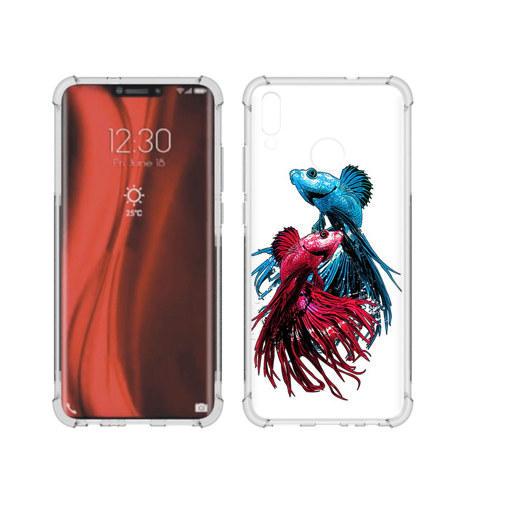 

Чехол MyPads Tocco для Honor 8X рыбы петушки (PT118984.69.592), Tocco