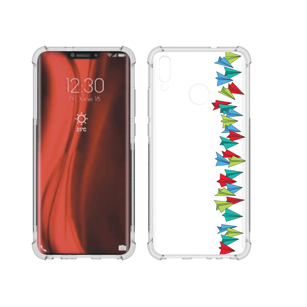 

Чехол MyPads Tocco для Honor 8X самолетики из листочков (PT118984.69.593), Tocco
