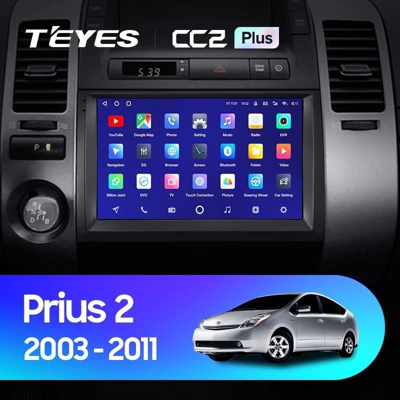 Штатная магнитола Teyes CC2L Plus 232 Toyota Prius XW20 2003-2011 2260000₽