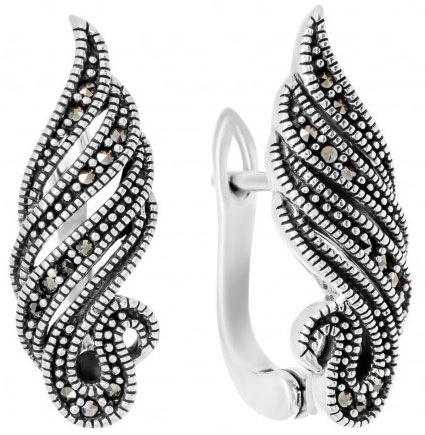 

Серьги из серебра с марказитом Марказит HE1361-mr, HE1361-mr