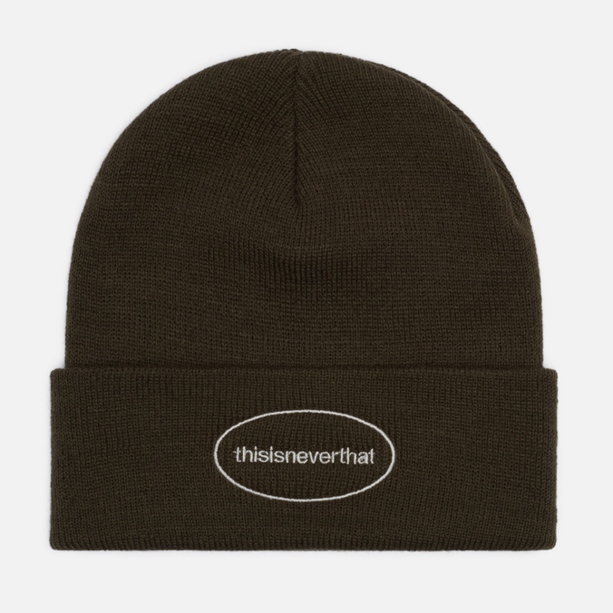 

Шапка бини унисекс thisisneverthat E/T-Logo Beanie, оливковый, E/T-Logo Beanie
