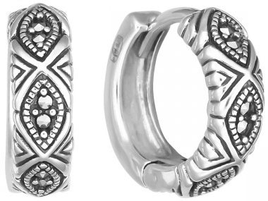 

Серьги из серебра с марказитом Марказит HE1496-mr, HE1496-mr