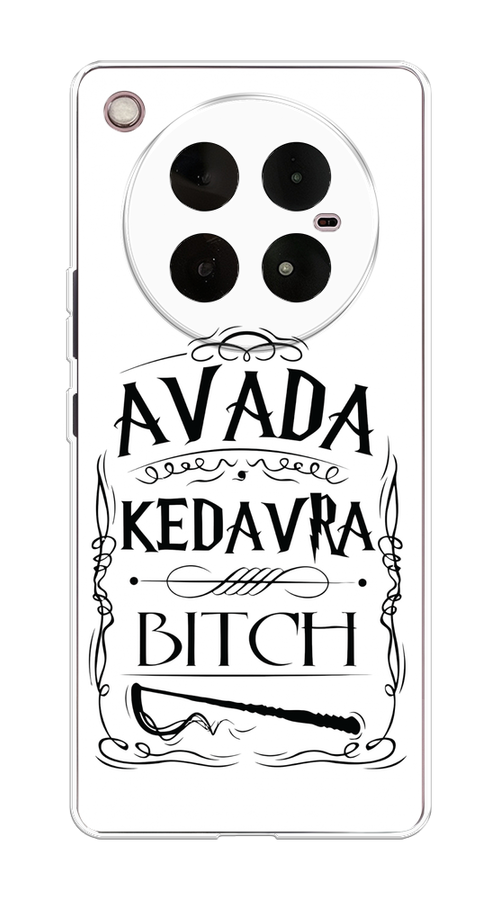

Чехол на Infinix Zero 40 4G "Avada kedavra bitch", Белый;серый;черный, 3106350-1