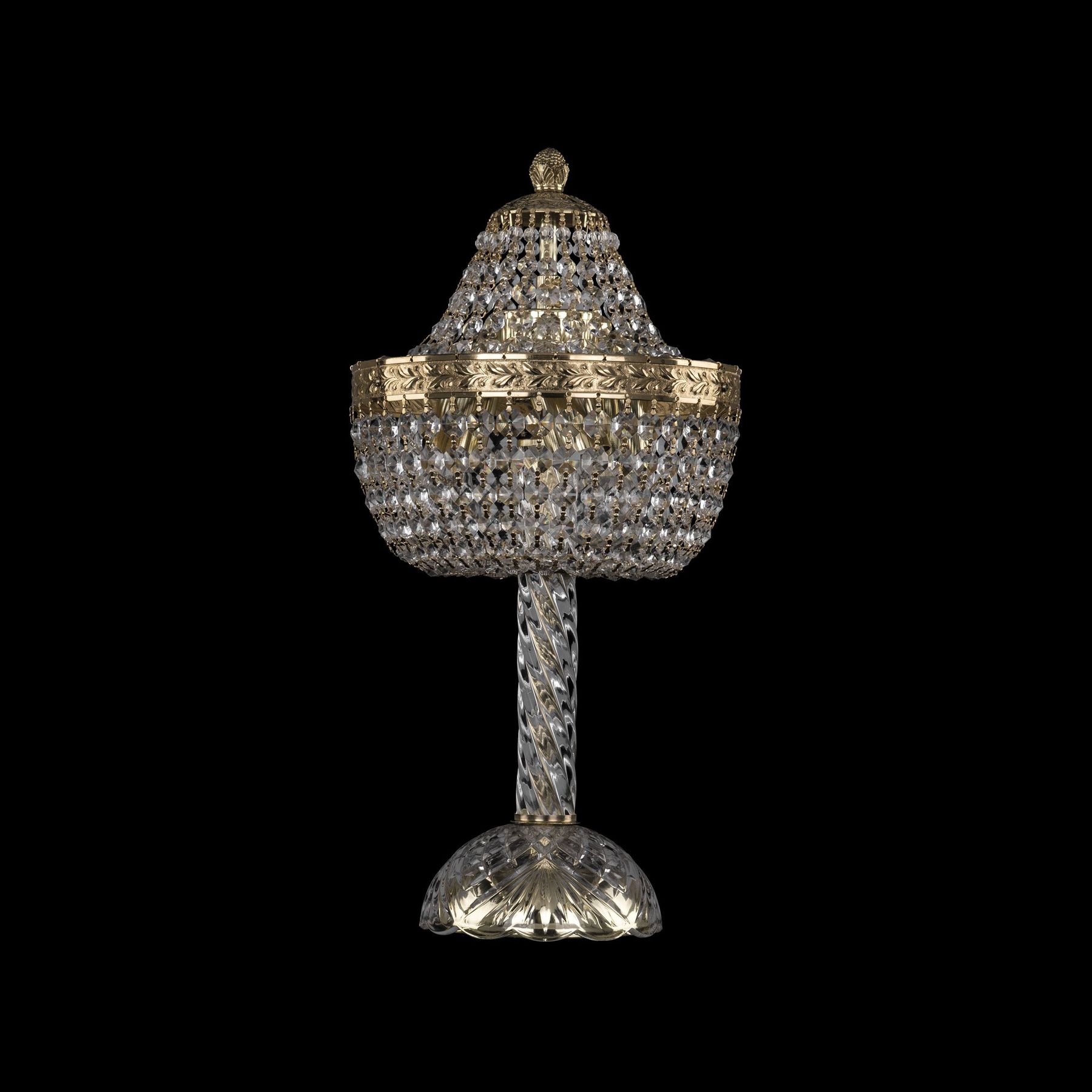 фото Хрустальная настольная лампа 19051l4/h/20iv g bohemia ivele crystal