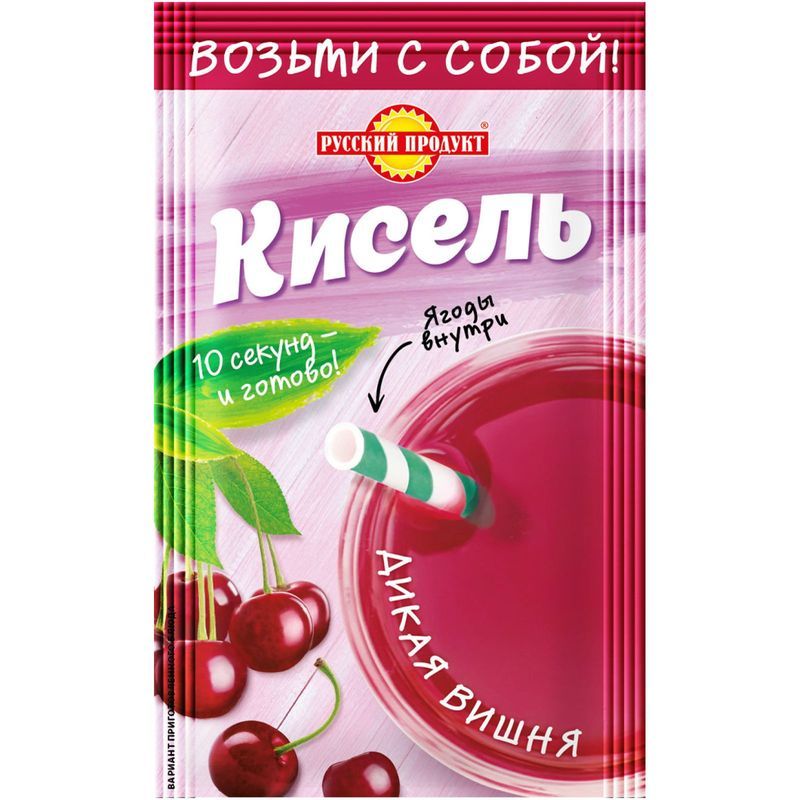 Смесь для приготовления напитка Русский Продукт Кисель дикая вишня 25 г