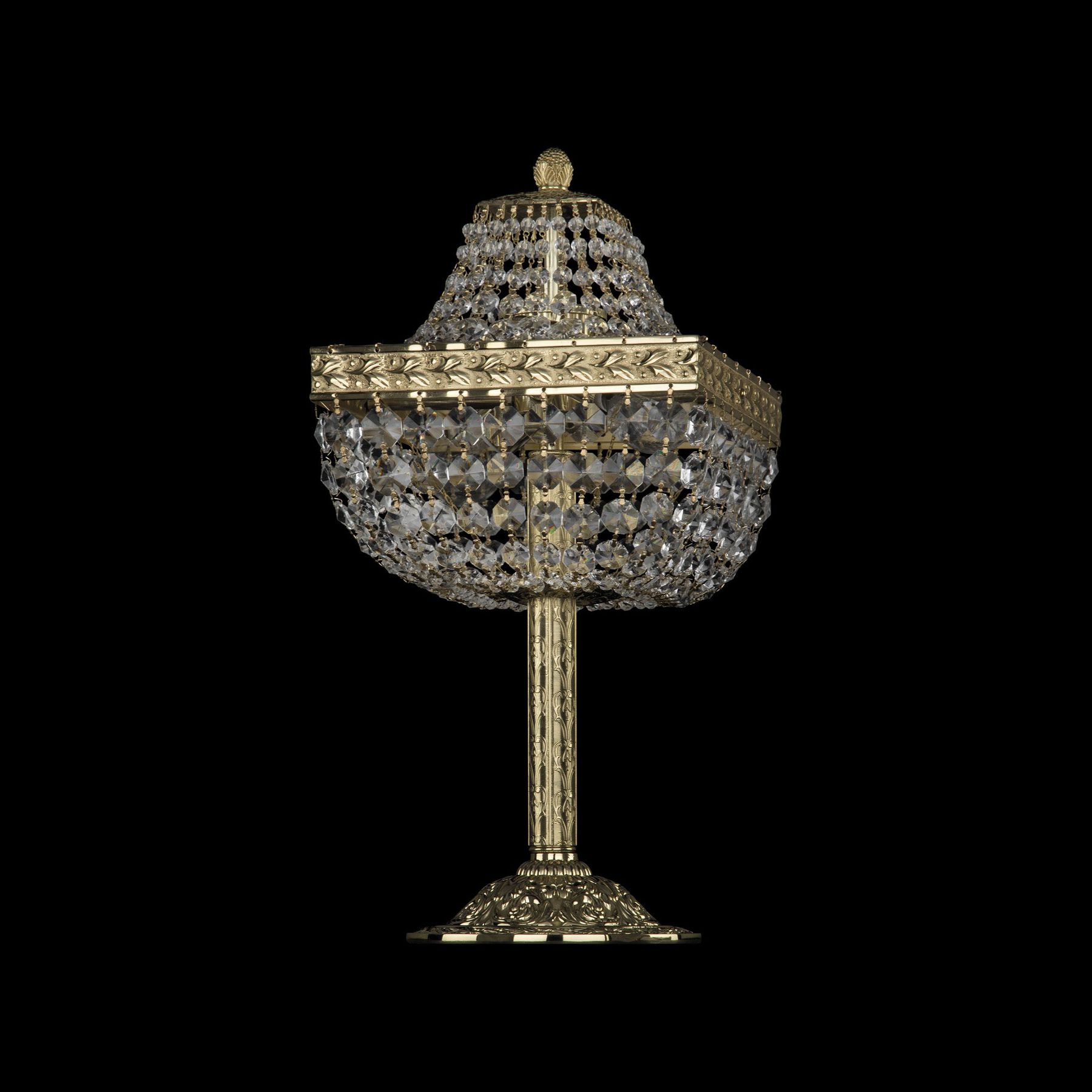фото Хрустальная настольная лампа 19112l6/h/20iv g bohemia ivele crystal