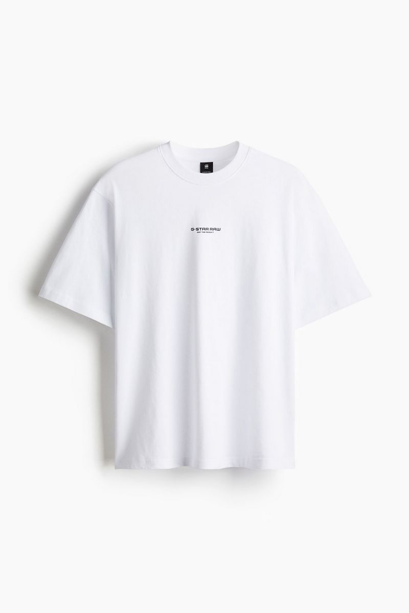 

Футболка мужская G-Star Raw 1231218 белая 2XL, Белый, 1231218
