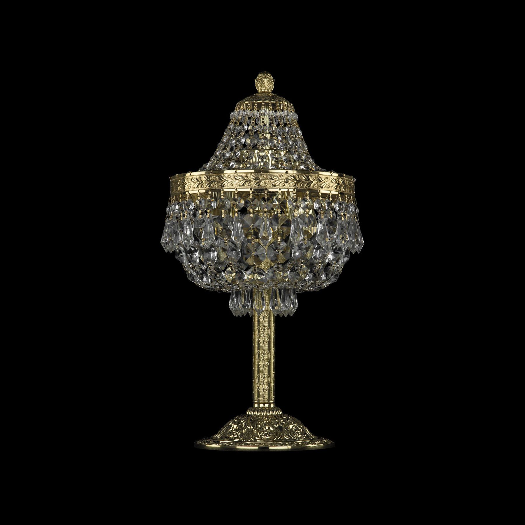фото Хрустальная настольная лампа 19271l6/h/20iv g bohemia ivele crystal