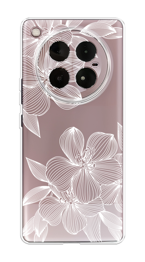 

Чехол на Infinix Zero 40 4G "Крокус", Белый;прозрачный, 3106350-1
