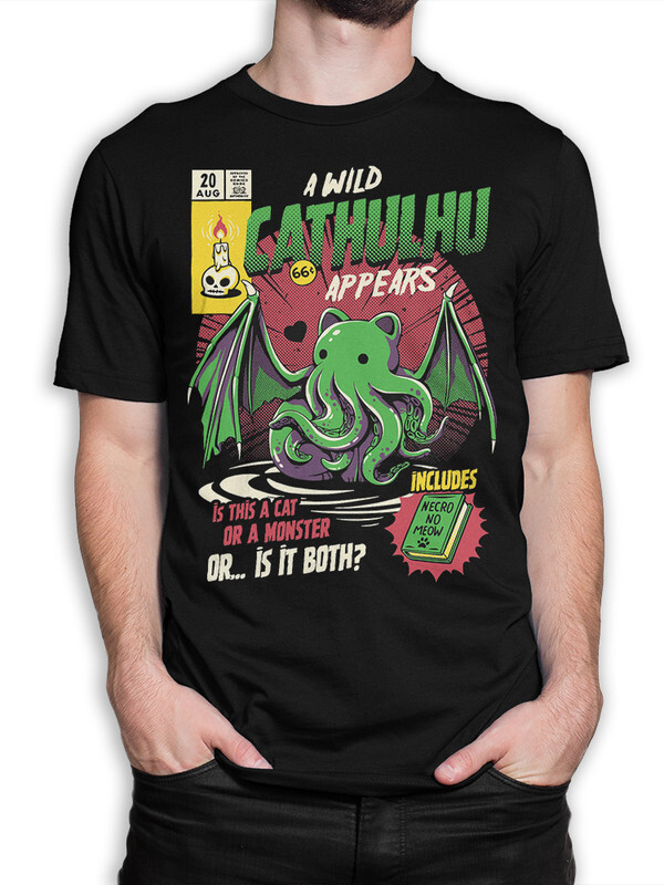 

Футболка мужская Dream Shirts Лавкрафт-Кот черная M, Лавкрафт-Кот
