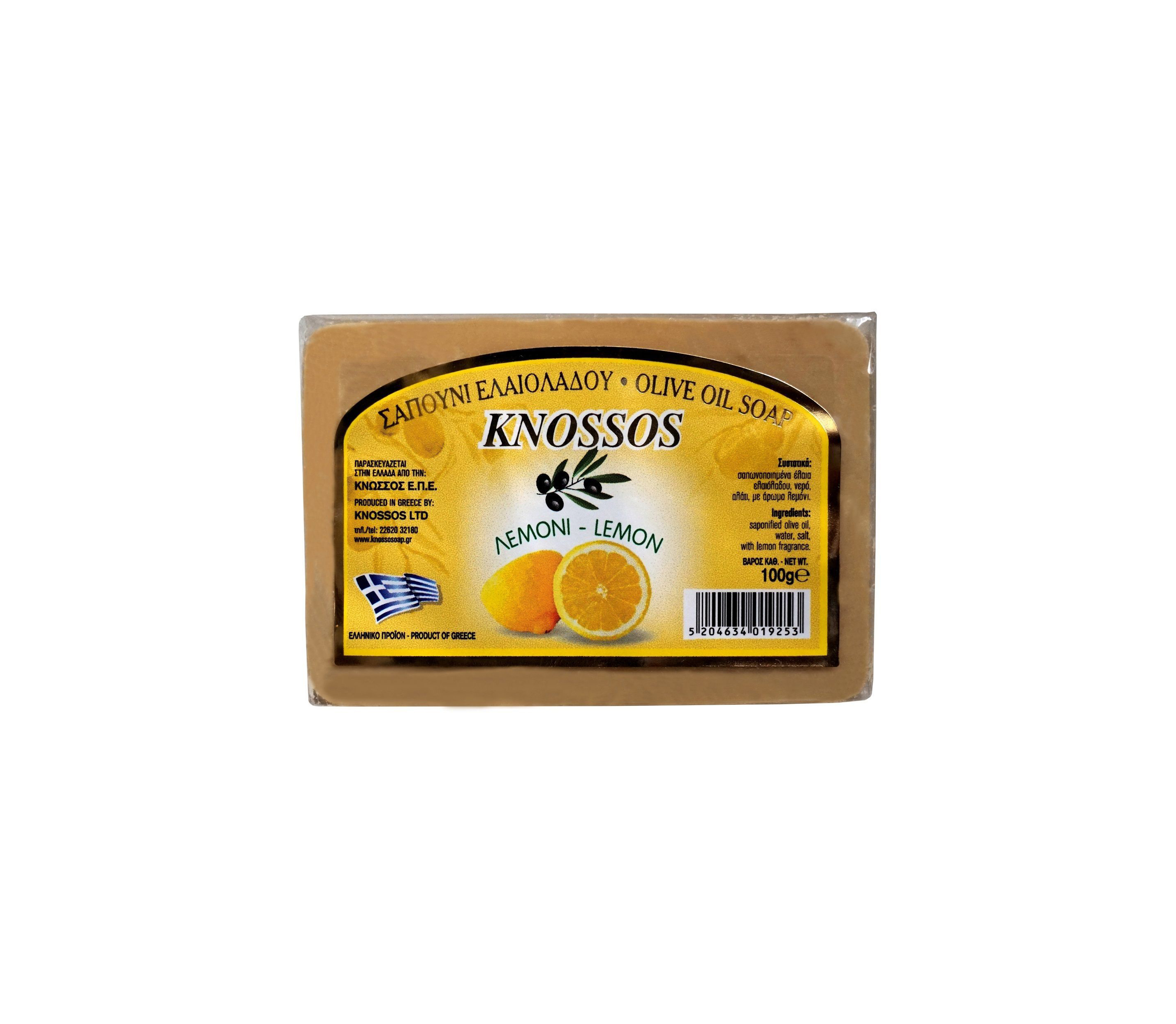 Натуральное мыло Knossos лимон 100г